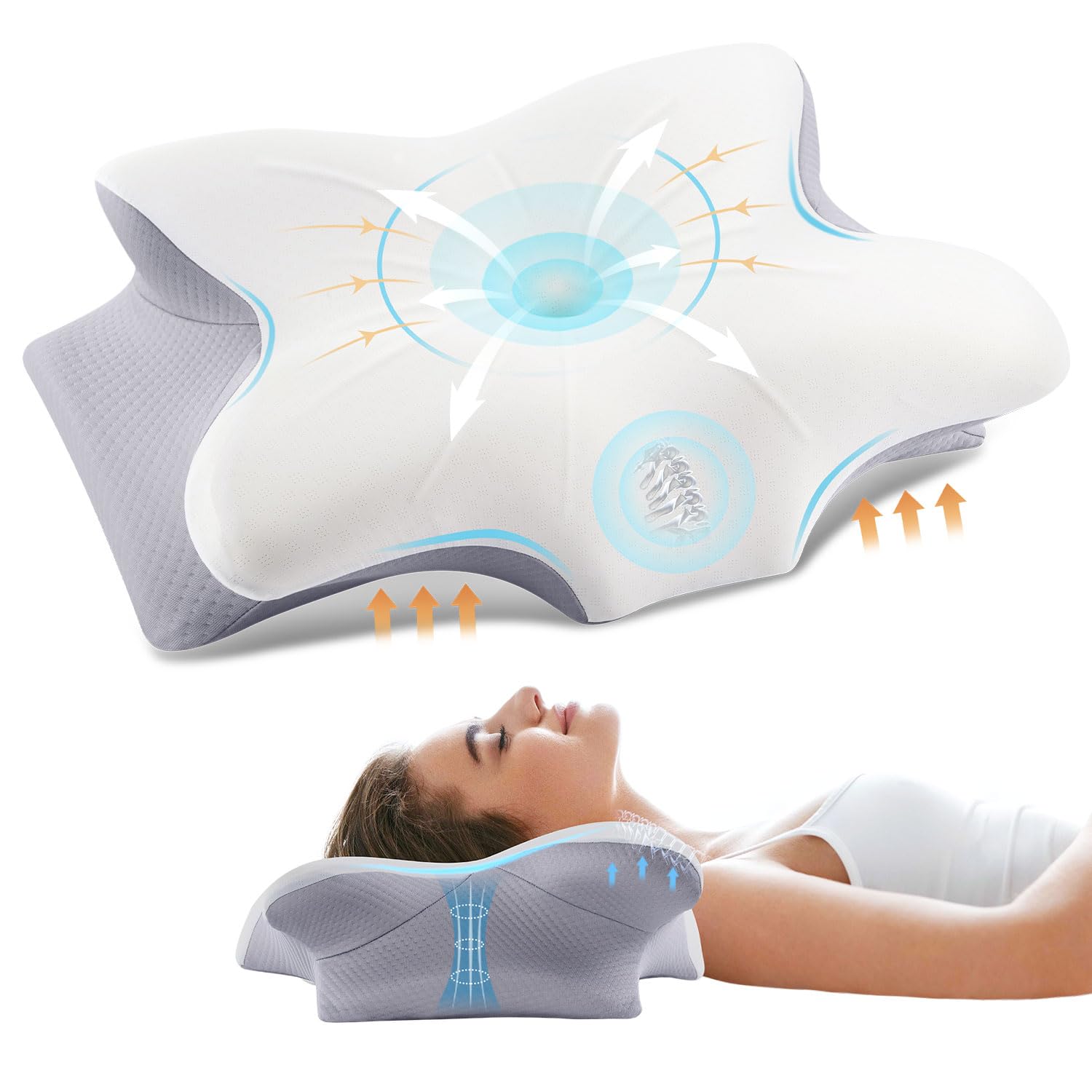 Amazon.com: FAIORD Cervical Pillow for Neck and Shoulder